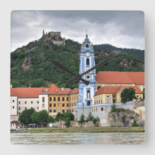 Dürnstein In Der Wachau Square Wall Clock
