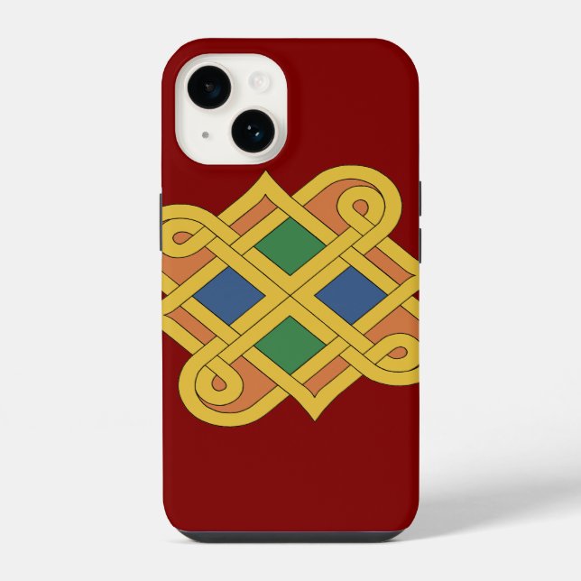 Durrow Knotwork 2016 iPhone Case (Back)