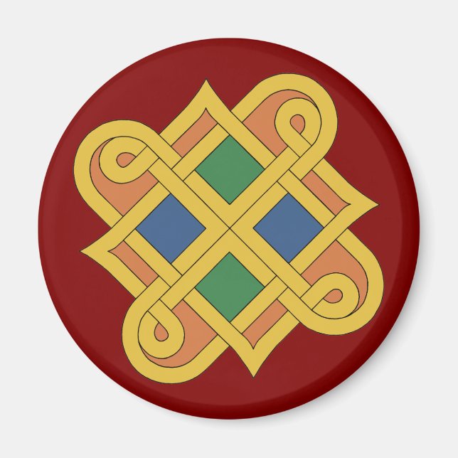 Durrow Knotwork 2016 Magnet (Front)