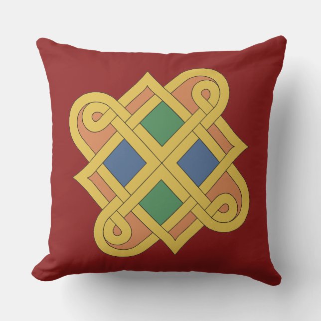 Durrow Knotwork 2016 Outdoor Cushion (Front)