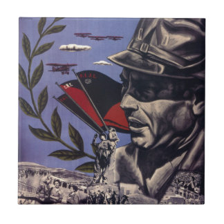 Durruti spanish civil war original poster 1936 FAI Tile
