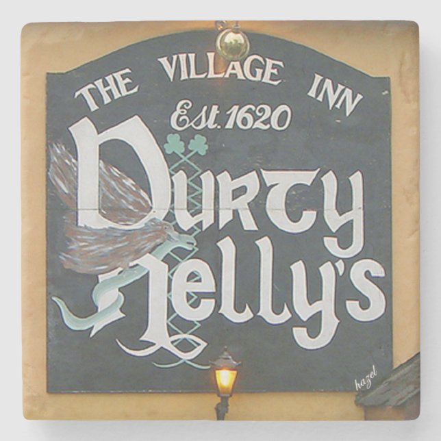 Durty Nelly's, Bunratty, Durty Nelly's  Stone Coaster (Front)