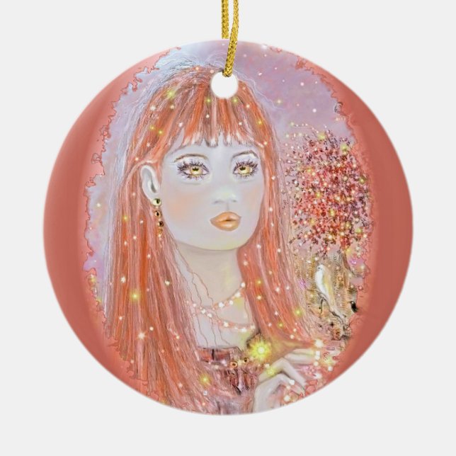 Dusk Allegory! Ceramic Tree Decoration (Front)