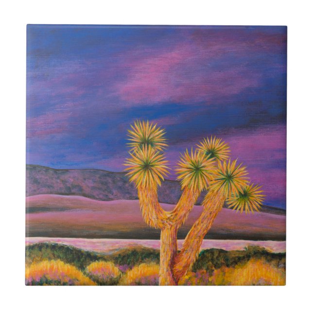 Dusk at Joshua Tree Tile (Front)