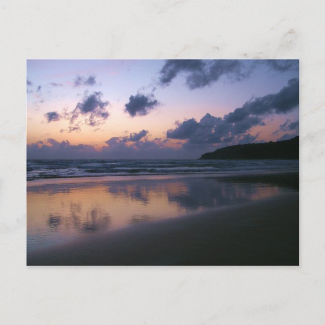 Dusk At Karon Beach Postcard (Front)