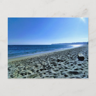 Dusk at Malibu Beach Postcard