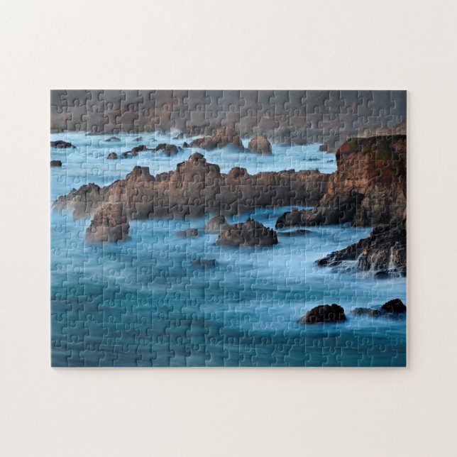 Dusk At Soberanes Cove Jigsaw Puzzle (Horizontal)