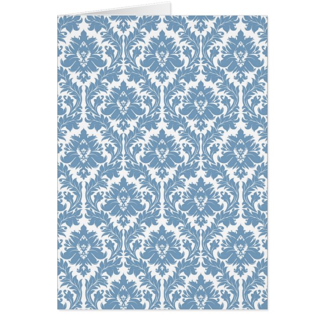 Dusk Blue Damask pattern (Front)