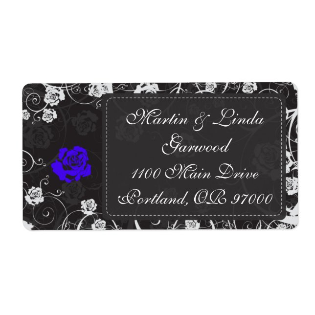 Dusk Blue Shipping Label v2 (Front)