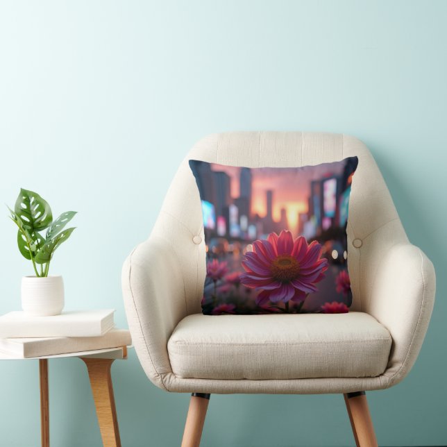 Dusk Daisies Cushion (Chair)