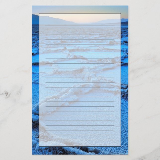 dusk, Death Valley, California Stationery (Front)