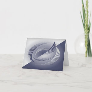 Dusk feathers holiday card