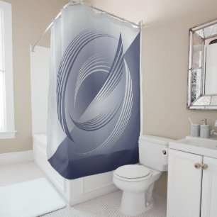Dusk feathers shower curtain
