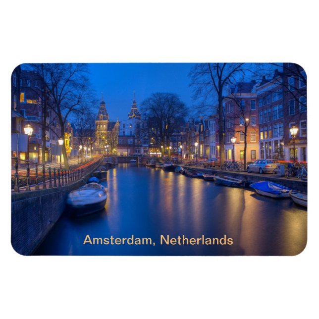Dusk in Amsterdam Magnet (Horizontal)