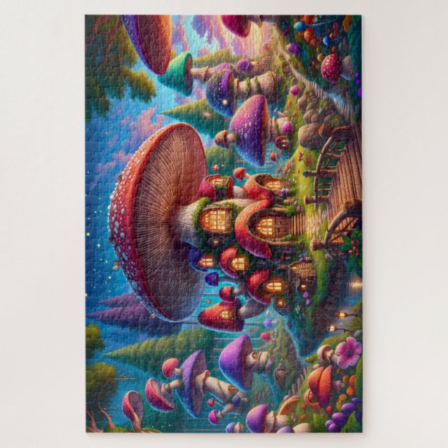 Dusk in the Dreamcap Dale Jigsaw Puzzle (Vertical)