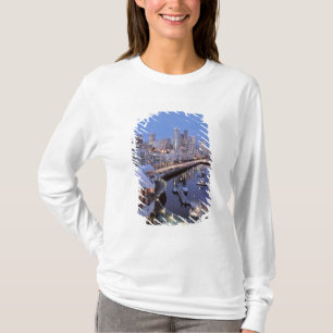 Dusk on Bell Harbour in Seattle, Washington. T-Shirt