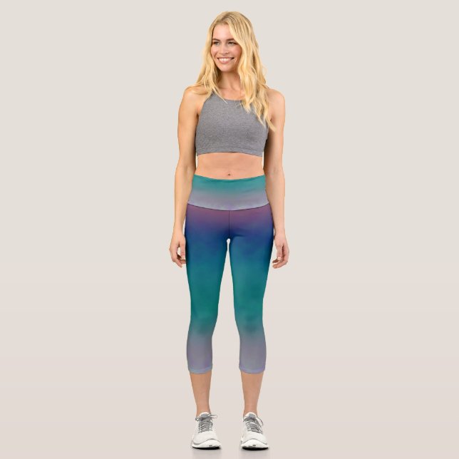 Dusk Prism Capri Leggings (Front)