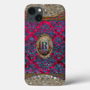 Dusk Ravone Damask Baroque Monogram iPhone 13 Case