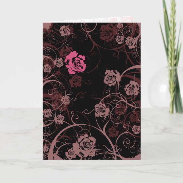 Dusk Romance Greeting Card (Front)