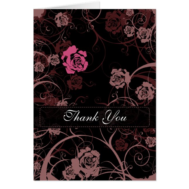 Dusk Romance Thank You Card (Front)