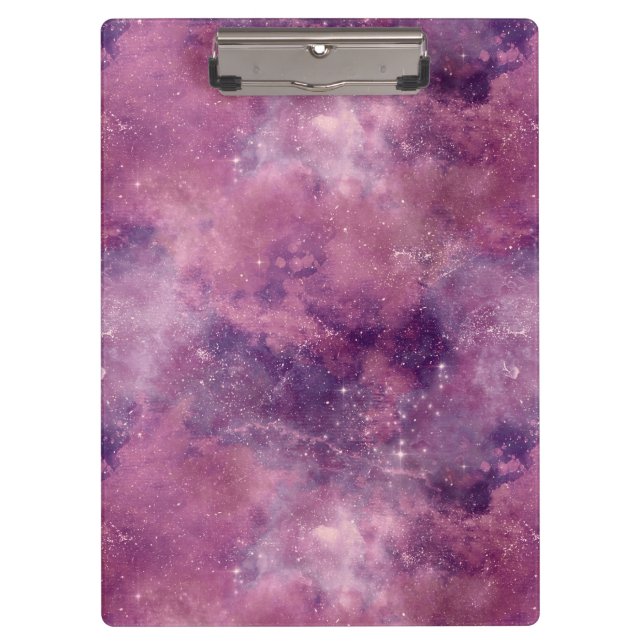 Dusk Rose Galaxy Series Design 1  Clipboard (Front)
