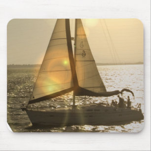 Dusk Sailing Mouse Pad