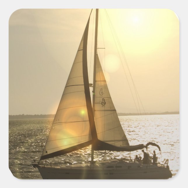 Dusk Sailing Stickers (Front)
