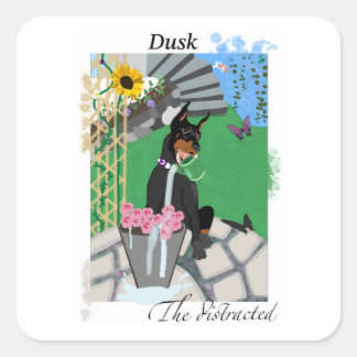 Dusk the distracted stickers