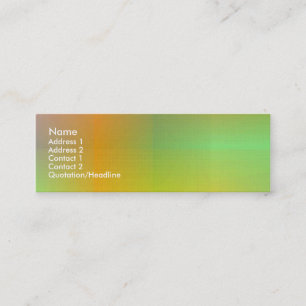 Dusky Colour IV Mini Business Card