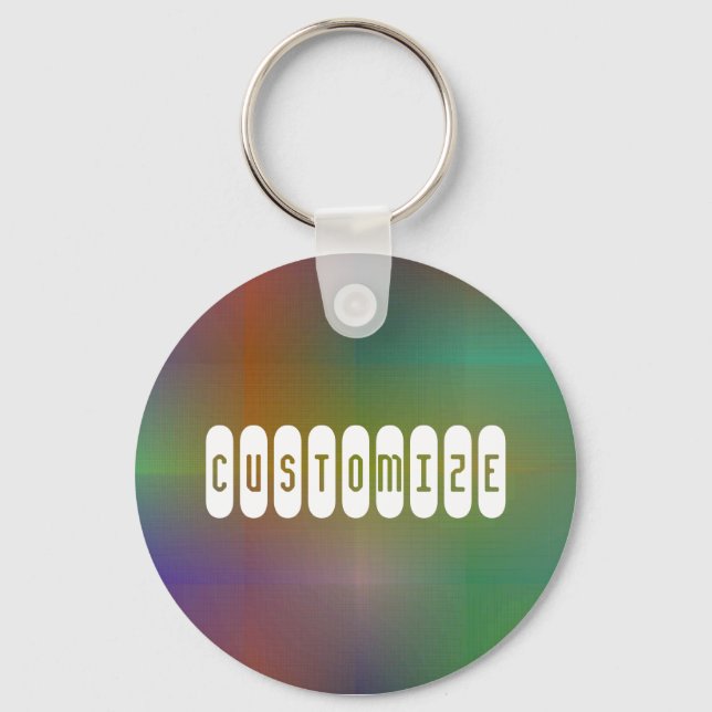 Dusky Colour VI - Template Key Ring (Front)