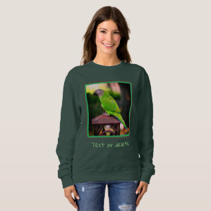 Dusky Headed Conure Parrot Personalised Sweatshirt