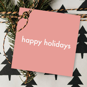 Dusky Pink Minimal Modern Feminine Christmas Favour Tags
