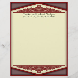 Dusky Pink Vintage, letterhead
