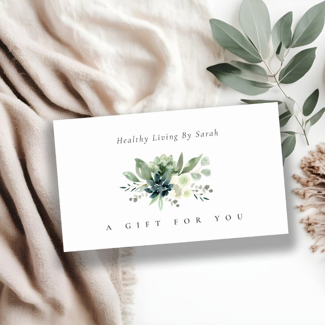 Dusky Succulent Green Wild Fauna Gift Certificate (Creator Uploaded)