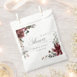 Dusky Warm Winter Festive Foliage Baby Shower Favour Bags<br><div class="desc">If you need any further customisation please feel free to message me on yellowfebstudio@gmail.com.</div>