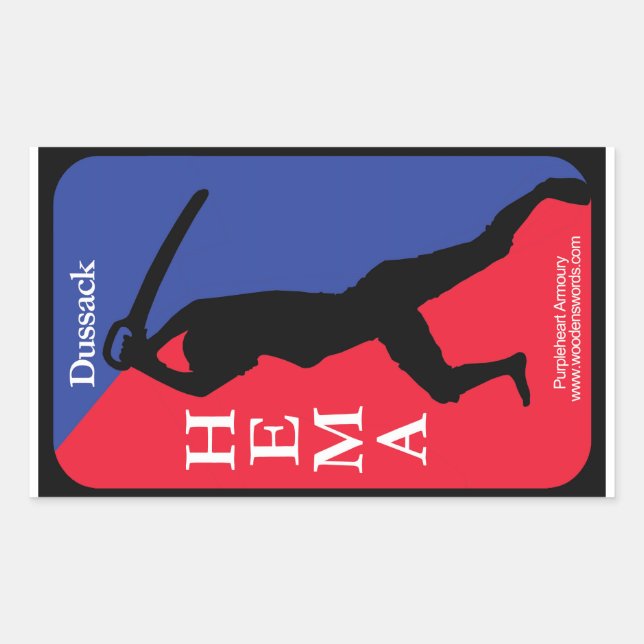Dussack HEMA decal Rectangular Sticker (Front)