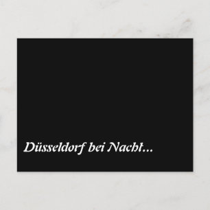 Düsseldorf bei Nacht Postcard