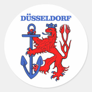 Dusseldorf Classic Round Sticker
