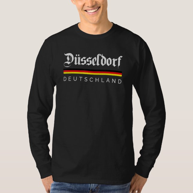 Dusseldorf Dialect Rhine Westphalia Germany Souven T-Shirt (Front)