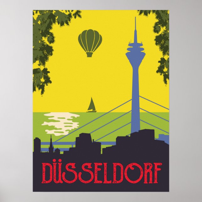 Dusseldorf, Germany Poster (Front)
