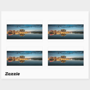 Dusseldorf Germany Rectangular Sticker