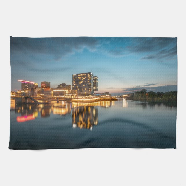 Dusseldorf Germany Tea Towel (Horizontal)