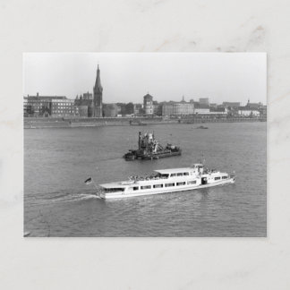 Düsseldorf Rheinschiff Postcard