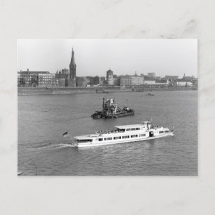 Düsseldorf Rheinschiffahrt Postcard