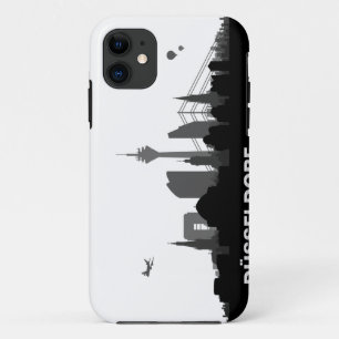 Düsseldorf skyline iPhone 5 sleeve/case Case-Mate iPhone Case