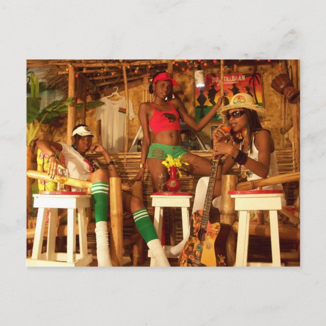 Dusstilldaan caribbean reggea bar post card (Front)