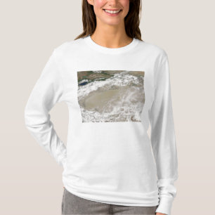 Dust and clouds hovered over the Taklimakan Des T-Shirt