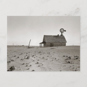 Dust Bowl Farm, 1938 Postcard