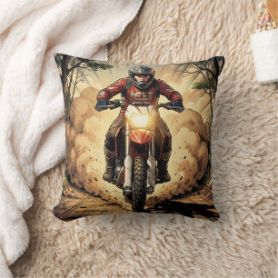 Dust & Determination Full Throttle Motocross Cushion
