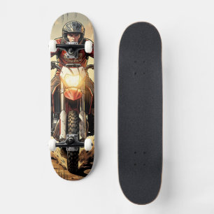 Dust & Determination Full Throttle Motocross Skateboard